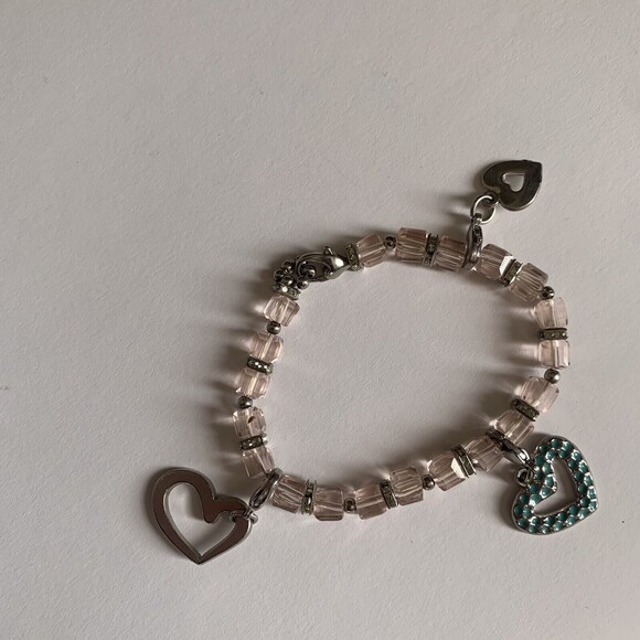 Handmade Beaded Charm Bracelet - Picture 2 of 3